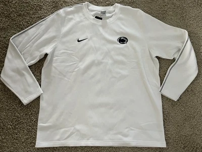 Penn State Nike Fleece Lined Thermal Shirt NWT $80 Men’s XXL HJ8340-100 Whiteout - Image 1 of 4