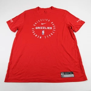 Memphis Grizzlies Nike NBA Authentics Short Sleeve Shirt Men's Red New - Picture 1 of 9