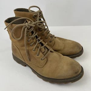 Sorel Madson Leather Chukka Boots Men 11.5 Ankle Lug Lace Up Waterproof Brown - Picture 1 of 11