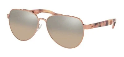 Gafas de sol Tory Burch TY6070 32738Z 57 oro rosa/marrón claro degradado espejo Foto 1 de 2