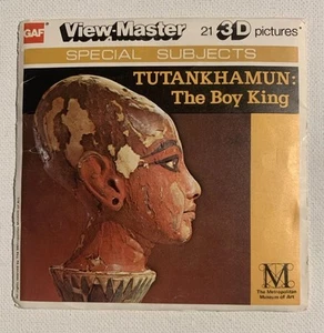 View-Master TUTANKHAMUN: The Boy King - J75 - 3 Reel Set + Booklet - Picture 1 of 10