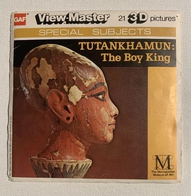 View-Master TUTANKHAMUN: The Boy King - J75 - 3 Reel Set + Booklet - Image 1 of 4