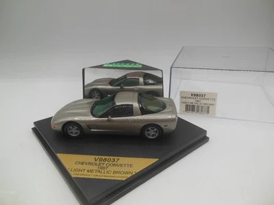 Chevrolet Corvette Vitesse V98037 1997 en marrón claro metálico escala 1:43 Foto 1 de 4