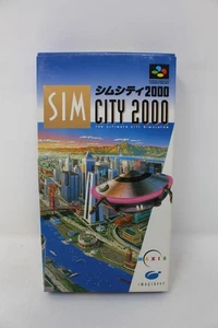Sim City 2000 Nintendo Super Famicom Japanese Boxed Region Locked - Picture 1 of 8