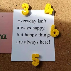 Number Push Pins Cork Notice Board Thumb Tacks Drawing Pins Number Pushpins - Picture 1 of 7