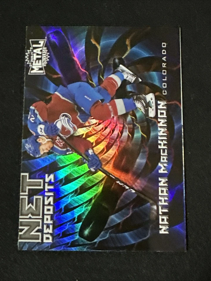 2020-21 Metal Universe Net Deposits ND-11 Nathan MacKinnon Colorado Avalanche - Image 1 of 2