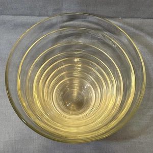 8 Stck. Duralex verschachteltes Glas Mischen Zutaten Vorbereitung Schüsseln 2,25" bis 8" Frankreich EUC - Bild 1 von 5