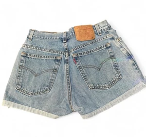 Vintage Levi's 550 Damen Jeans 8 Shorts Blau Denim Relaxed Fit Tapered Leg Baumwolle - Bild 1 von 8