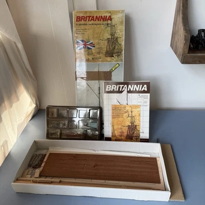 C.Mamoli Britannia 1:64 Wooden Ship Model Kit Nave in Legno Scala 1:64 - Immagine 1 di 4