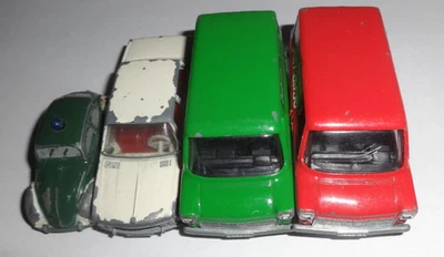 SCHUCO,4x,(KONVOLUT alter Spielzeugautos),selten - Bild 1 von 4