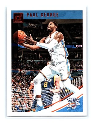 2018-19 Panini Donruss Basketball #117 Paul George Oklahoma City Thunder - Image 1 of 2
