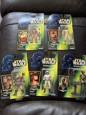 Star Wars El Poder de la Fuerza Lote de 5 Figuras de Acción 1996 Colección 2 Foto 1 de 4