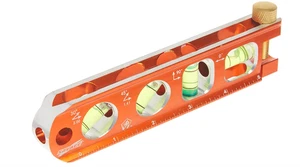Swanson Tool Co TL041M 6 Inch Savage Magnetic Billet Torpedo Level with Brass... - Picture 1 of 9