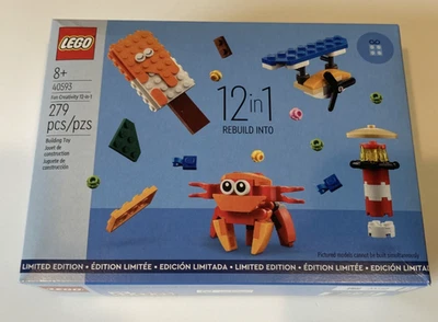 LEGO 40593 FUN CREATIVITY 12-IN-1 SET MISB SEALED LIMITED EDITION RETIRED! - Image 1 of 2