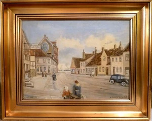 EMANUEL ROSENGREEN! SCENERY FROM DYNKARKEN NEAR AARHUS-DK HARBOR - Picture 1 of 6