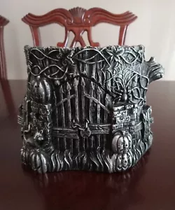 Homeworx by Harry Slatkin halloween Graveyard Pedestal Candle holder - Picture 1 of 7