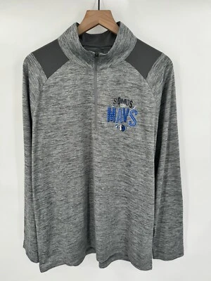 Pullover grande para hombre Fanatics Dallas Mavericks NBA Somos Los Mavs Logo 1/4 cremallera Foto 1 de 4