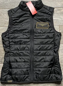 Factory Effex Women's Goldwing Puff Vest Sz Medium Black Honda Touring Heritage - Picture 1 of 8