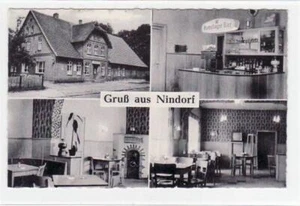 39073273 - Nindorf, 4 Abbildungen mit Gasthof zur Einigkeit ungelaufen Gute - Bild 1 von 2