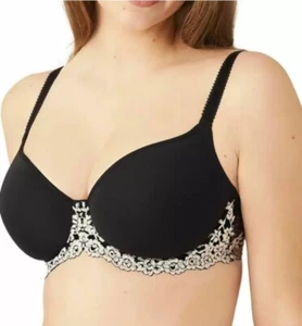 Wacoal Embrace Lace T-Shirt Bra, Black 853191 New Size 38DDD - Picture 1 of 7