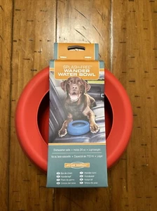 “NEW” Kurgo No Spill Dog Travel Bowl, Portable No,Mess Water Bowl for Dogs, Red - Picture 1 of 5