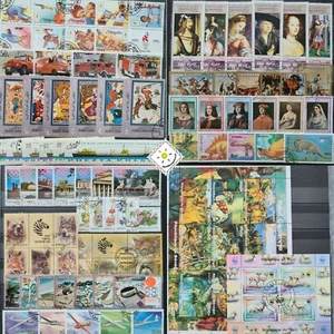 Worldwide Stamp Collection Used - 25 Different Sets from 10+ Different Countries - Picture 1 of 9