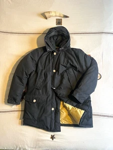 Parka Woolrich Arctic 2XL - 3XL tela Ramar azul marino 80 % plumón 20 % pluma nueva sin etiquetas - Imagen 1 de 18