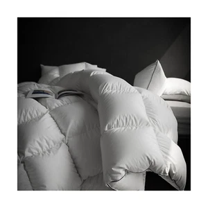 Luxury down Fiber Comforter Oversized King Size - High Fill Power Medium Warm... - Picture 1 of 7
