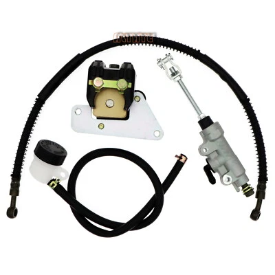 Conjunto de pinza y manguera de cilindro maestro de freno trasero para Arctic Cat 400DVX 2004-2008 Foto 1 de 2