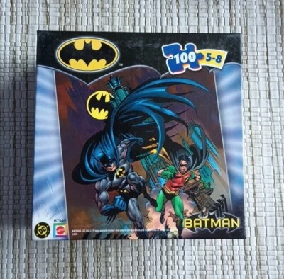 SEALED NEW 2003 Mattel DC Batman 100 pc Puzzle Vintage MINT Unopened  - Image 1 of 4