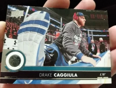 2017-18 17-18 Upper Deck UD Series 1 Base #74 Drake Caggiula Oilers  - Image 1 of 4