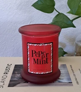 Vela de menta ARCHIPIÉLAGO vidrio esmerilado rojo sin usar - Imagen 1 de 5