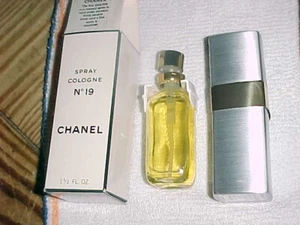CHANEL No 19 - 1.5 oz SPRAY COLOGNE - IN THE BOX  -  90% - Picture 1 of 4