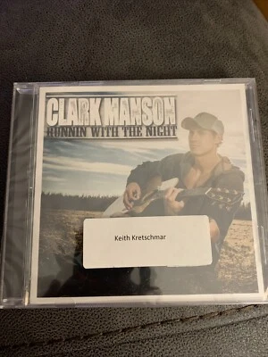 Clark Manson-Runnin With The Night-CD-Rare Country-OOP- New Foto 1 de 2