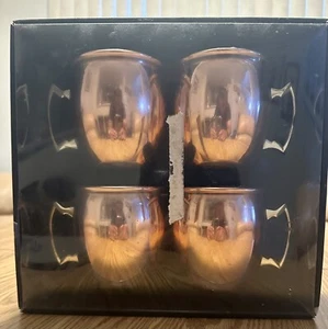 The Original Brand 20oz 4 MOSCOW MULE BECHER Kupfer Finish Edelstahl. NEU - Bild 1 von 4