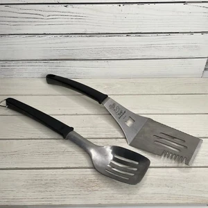 The Pampered Chef Bar-B-Boss BBQ Grill Multi Tool Spatula Turner Slotted Spoon - Picture 1 of 12