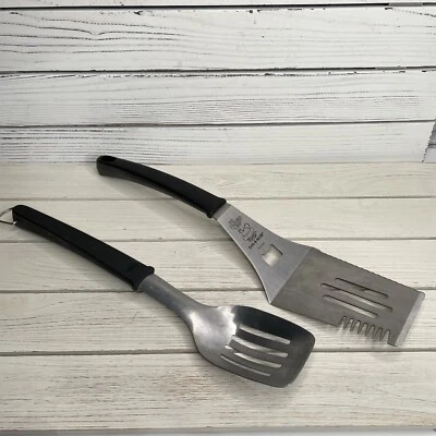 The Pampered Chef Bar-B-Boss BBQ Grill Multi Tool Spatula Turner Slotted Spoon - Image 1 of 4