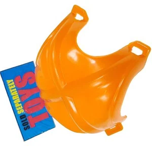 Vtg MOTU Stinkor BACK ARMOR Malaysia original 1985 orange accessory weapon part - Picture 1 of 8