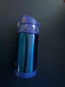 THERMOS 12 OZ 12 HOURS FUNTAINER BOTTLE BLUE IN COLOR A MUST HAVE - Picture 1 of 5