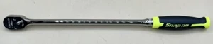 SNAP ON FHLLD100 NEW FIXED HEAD GREEN EXTRA LONG 3/8 RATCHET YELLOW (MVP029876) - Picture 1 of 3