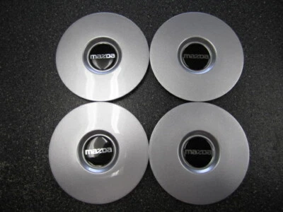 Set (4)  1995-1996 15" Mazda Millenia Silver Center Caps Hollander 64766 6-3/8" - Image 1 of 4