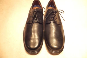  Florsheim Black Leather Bio Advance Comfort Oxford Sz 11 3E SUPER NICE - Picture 1 of 9