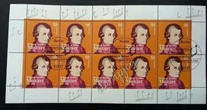 Germany Musician 2006 Famous Music (sheetlet) CTO MH - Picture 1 of 5