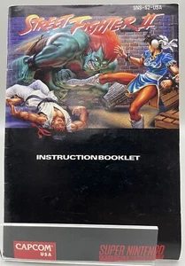 Street Fighter II (Super Nintendo, 1991) SOLO libretto di istruzioni - Foto 1 di 2