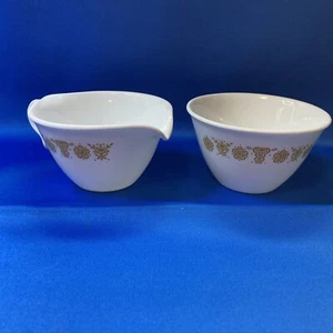 Corelle "Butterfly Gold" Sugar & Creamer Vintage MCM USA Corning - Picture 1 of 6