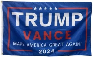 3'x5' Trump Vance 2024 Maga Make America Great Again Flagge Banner mit Ösen - Bild 1 von 6