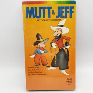 Mutt & Jeff VHS Westward Whoa Gold Rush Daze The Lone Star State & More Sealed - Picture 1 of 2