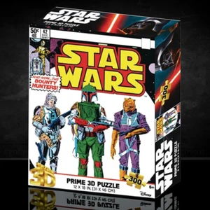 Star Wars Puzzle 3D Effetto Lenticolare 42 Boba Fett Primo Primo Primo 3d 300 - Foto 1 di 1
