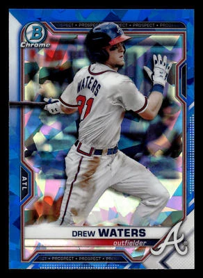 2021 Bowman Sapphire Edition Drew Waters BCP-81 - Image 1 of 2