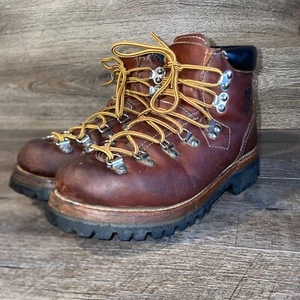 Rocky Classic Hiking Boots Made in America 6.5 M leather 1150 USA - Picture 1 of 13